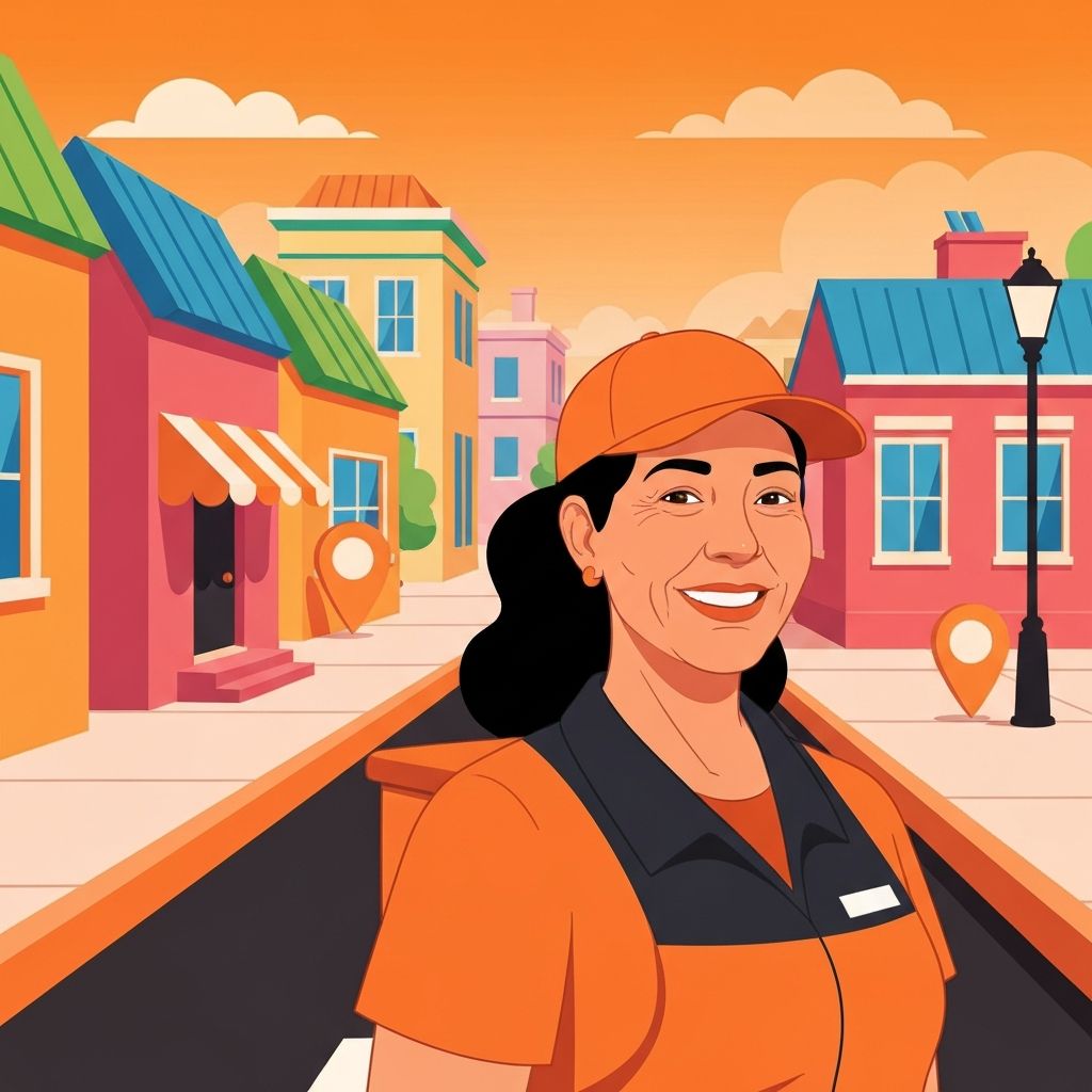 Illustration for Local and long-distance delivery