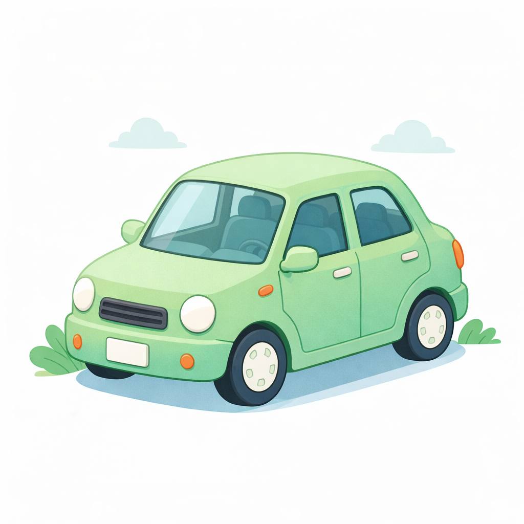Small size vehicle illustration
